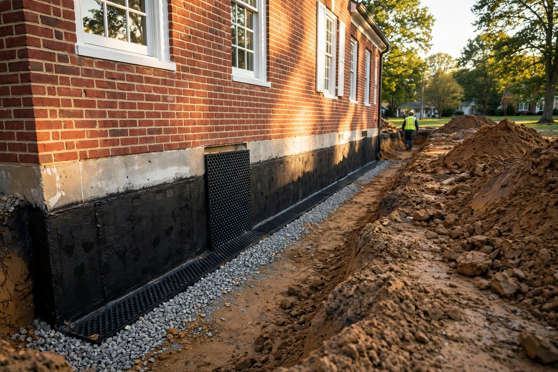Exterior Waterproofing —  Exterior Waterproofing in Mitchellville by Bowie Foundation Repair Company