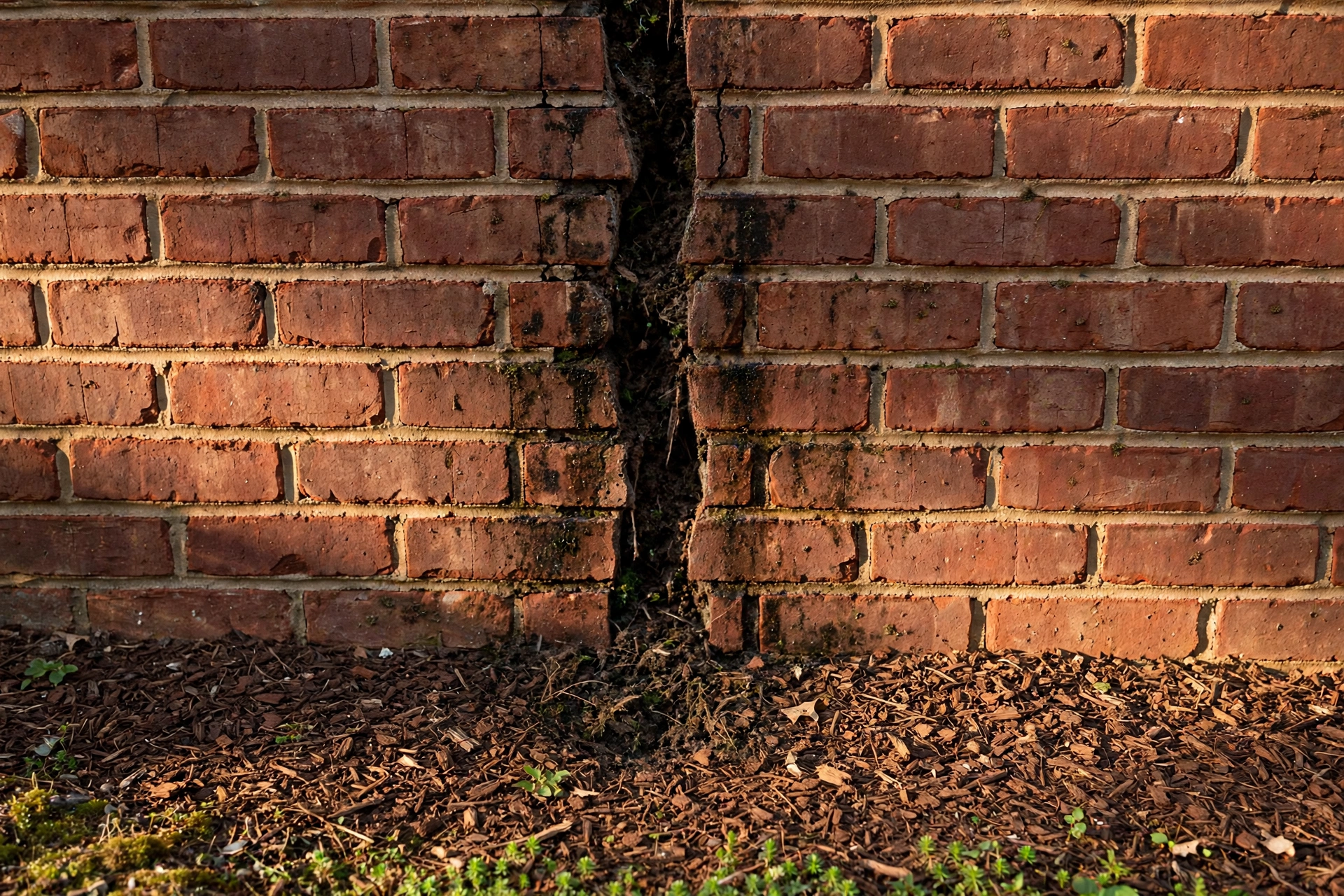 Before photo,  Foundation Crack Repair in Kenhill, by Bowie Foundation Repair Company