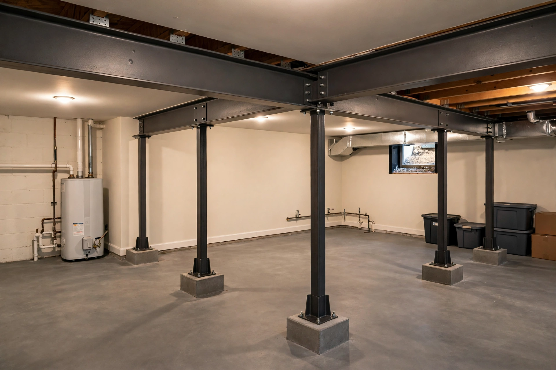 Structural Beam and Post Repair —  Structural Beam and Post Repair in Tulip Grove by Bowie Foundation Repair Company